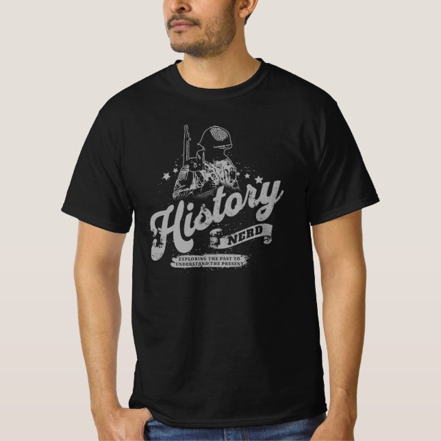 WW2 History Nerd T Shirt (Framsida)