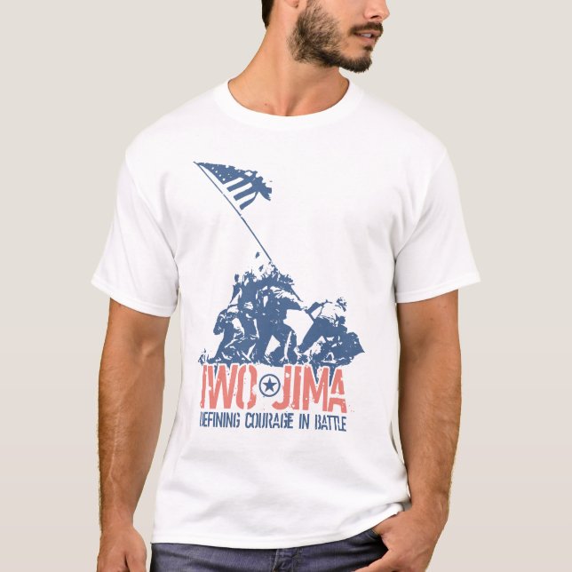 WW2 - Iwo Jima T Shirt (Framsida)