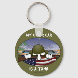 WW2 Kilroy Keychain Nyckelring