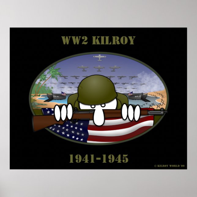 WW2 Kilroy Poster (Framsidan)
