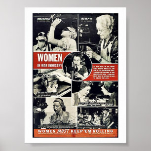 WW2 Kvinnor Poster