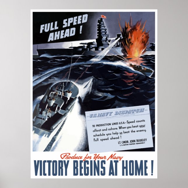 WW2-marin Poster (Framsidan)