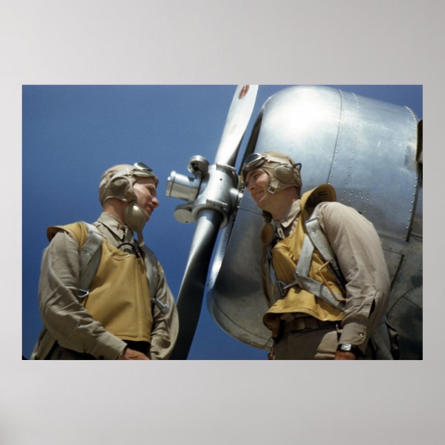 WW2 Marine Corps Aviation Poster (Framsidan)