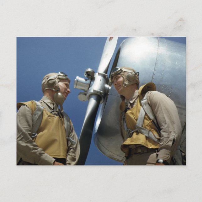 WW2 marinkårens leverantörer Vykort (Framsida)