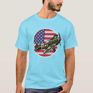 WW2 P-40 Warhawk T Shirt