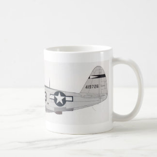 ww2 p-47 kaffemugg