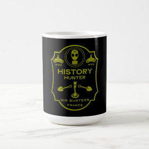 WW2 skyttegrav battlefield metalldetektering klubb Kaffemugg