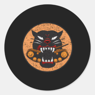 WW2-Tanken Förstörare Division Panther Wwii Patch Runt Klistermärke