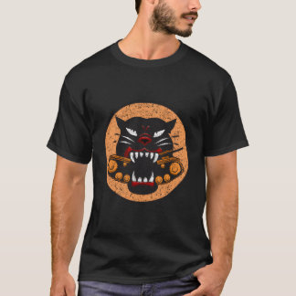 WW2-Tanken Förstörare Division Panther Wwii Patch T Shirt