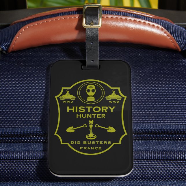 WW2 Trench Battlefield Metal Detecting Club Bagagebricka (Framsida Insitu 2)