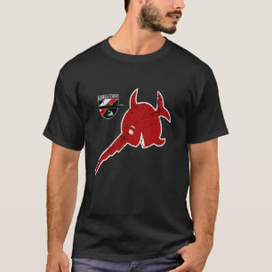WW2 Tyska U 96 U-båtubåtsfartyg Red Emblem Kriegs T Shirt