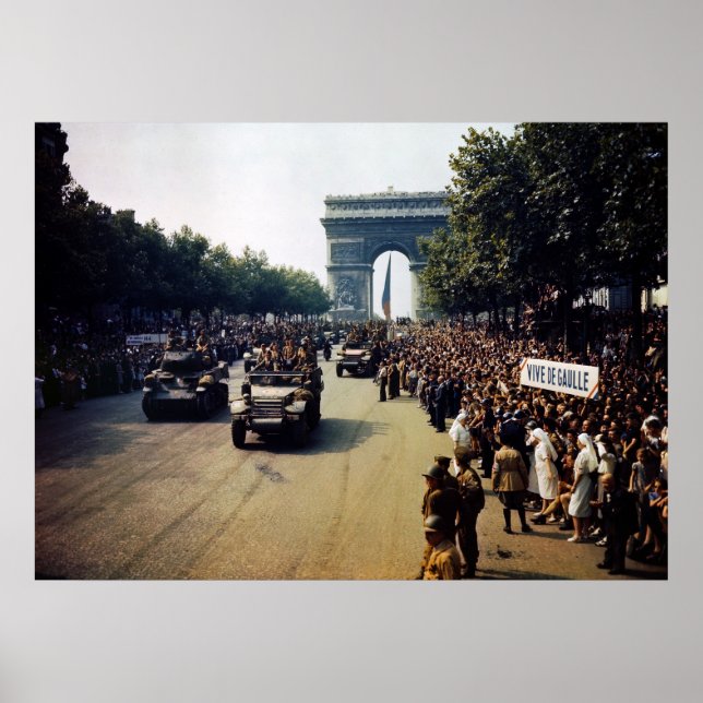 WW2 Victory Lap, 1944 Poster (Framsidan)