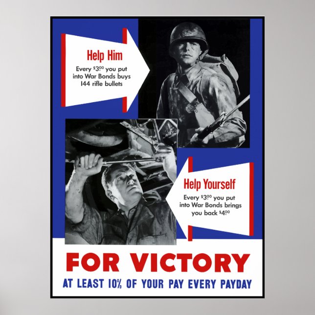 WW2 Victory Poster - Gräns (Framsidan)