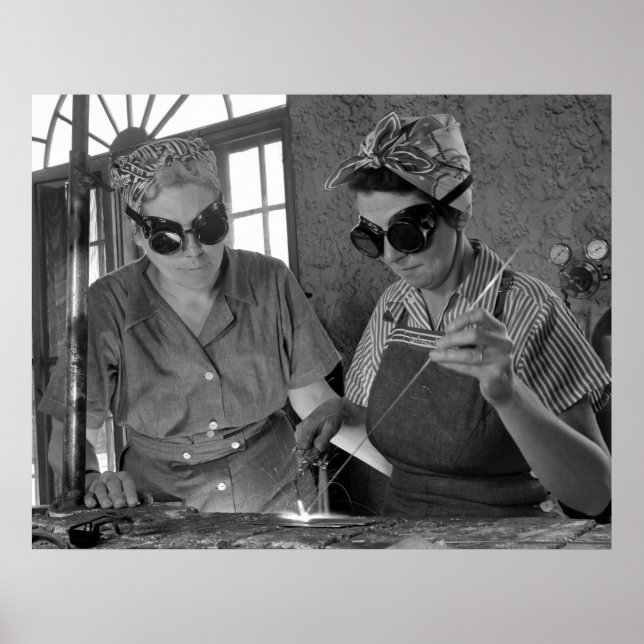 WW2 Women Welders: 1942 Poster (Framsidan)