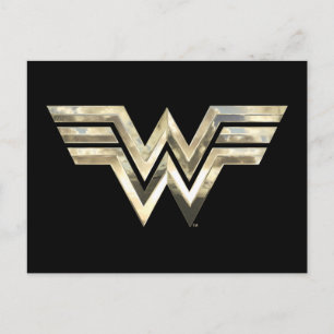WW84   Golden  Woman-Logotyp Inbjudan Vykort