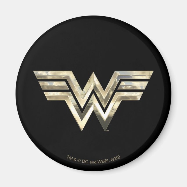 WW84 | Golden  Woman-Logotyp Magnet (Framsidan)
