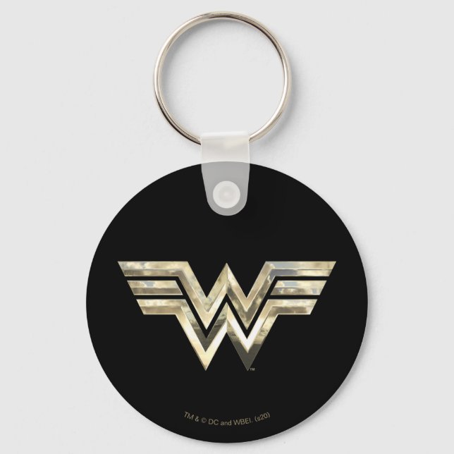 WW84 | Golden  Woman-Logotyp Nyckelring (Framsida)
