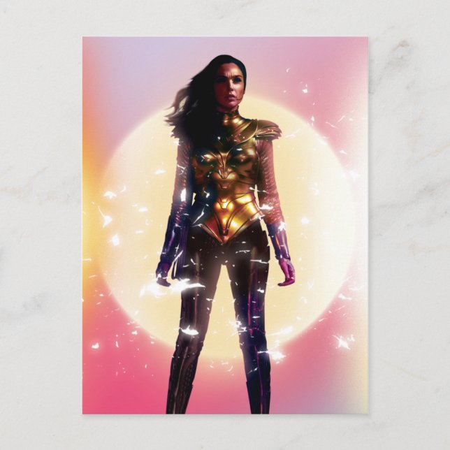 WW84 |  Guld Armor Lo Fi Sparks Photo Inbjudan Vykort (Framsida)