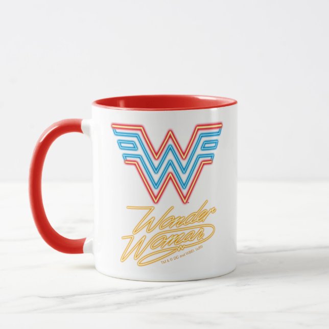 WW84 |  Logotyp för kvinnligt nyljus Mugg (Vänster)