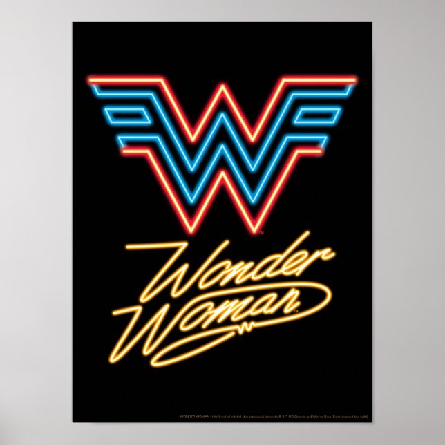 WW84 |  Logotyp för kvinnligt nyljus Poster (Framsidan)