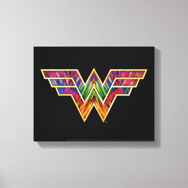 WW84 |  Logotyp för kvinnor i Kaleidoskop Canvastryck (Framsida)