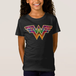 WW84    Logotyp för kvinnor i Kaleidoskop T Shirt