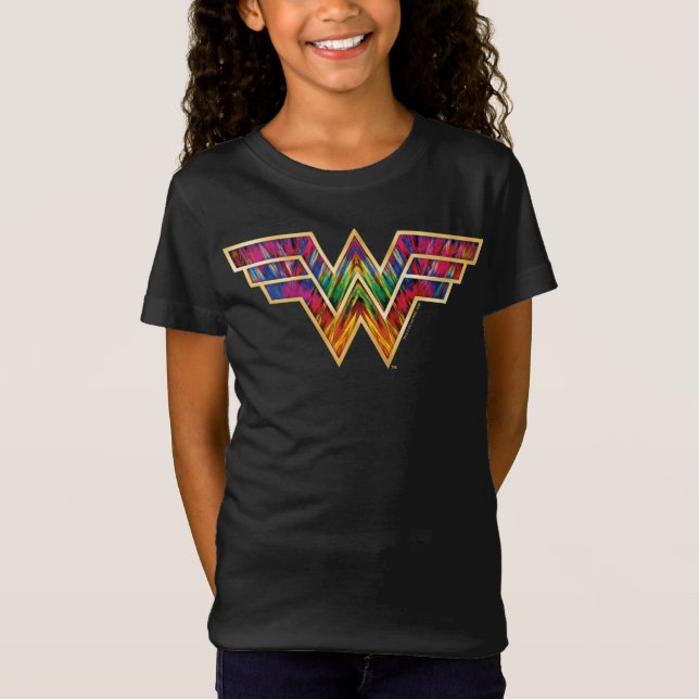WW84 |  Logotyp för kvinnor i Kaleidoskop T Shirt (Framsida)