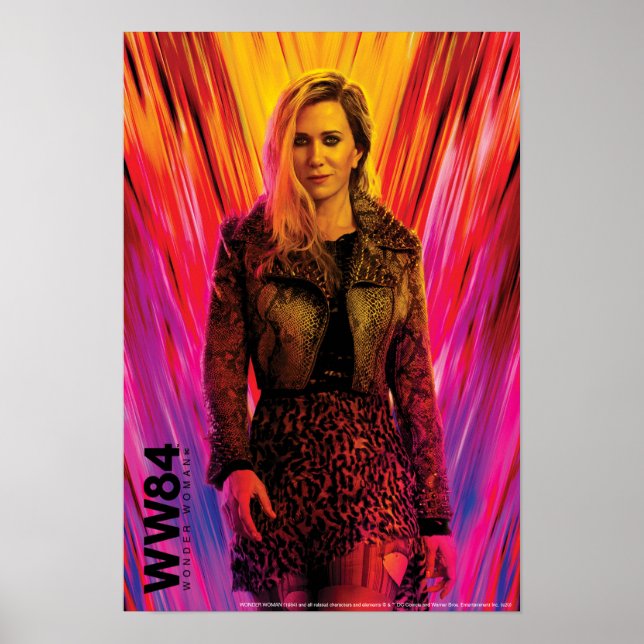 WW84 | Red-Pink Barbara Ann Minerva Kaleidoscope Poster (Framsidan)