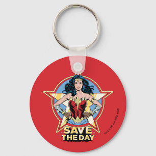 WW84 Spara Dagen Kemi Retro Tecknad Art Nyckelring