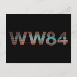 WW84 Statisk TV-Logotyp Inbjudan Vykort