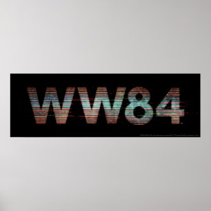 WW84 Statisk TV-Logotyp Poster