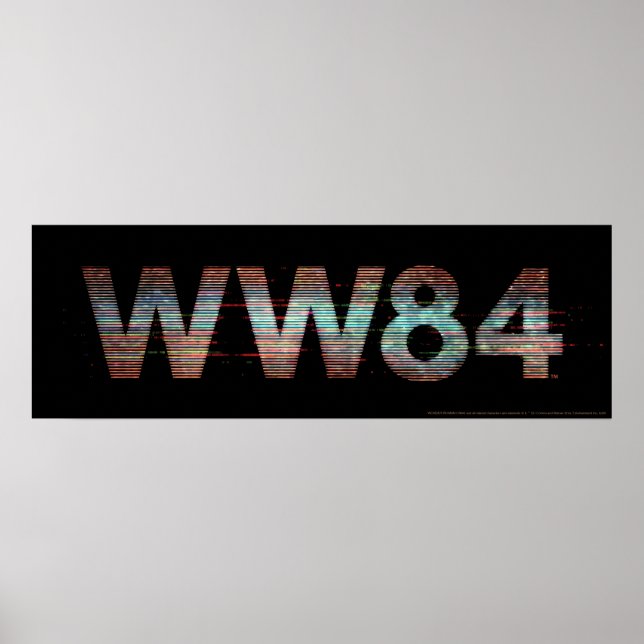 WW84 | Statisk TV-Logotyp Poster (Framsidan)