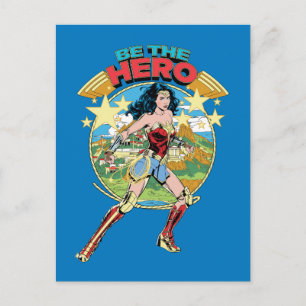 WW84 Tecknad av temyscira hos kvinnor i Kemi Inbjudan Vykort