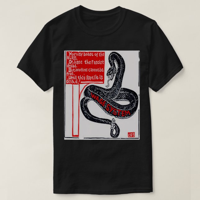 WW WAGE SYSTEM SNAKE  T SHIRT (Design framsida)