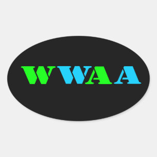 WWAA OVALT KLISTERMÄRKE