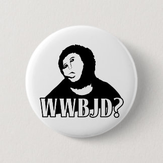 WWBJD? - Skulle vad beasten som Jesus gör? Knapp