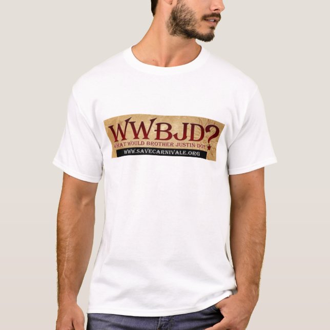 WWBJD? T-SHIRT (Framsida)