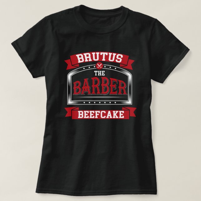 WWE Brutus Beefaka Barber Graphic T-Shirt (Design framsida)