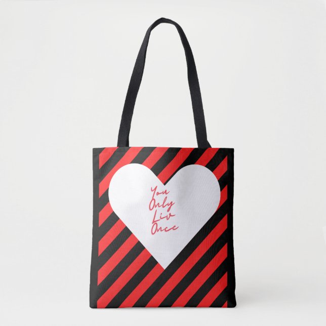 WWE Liv Morgan - du lever bara Gång Tygkasse (Framsida)