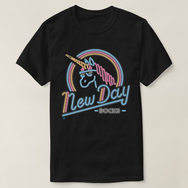 WWE New Day Neon Unicorn 837 T Shirt (Design framsida)