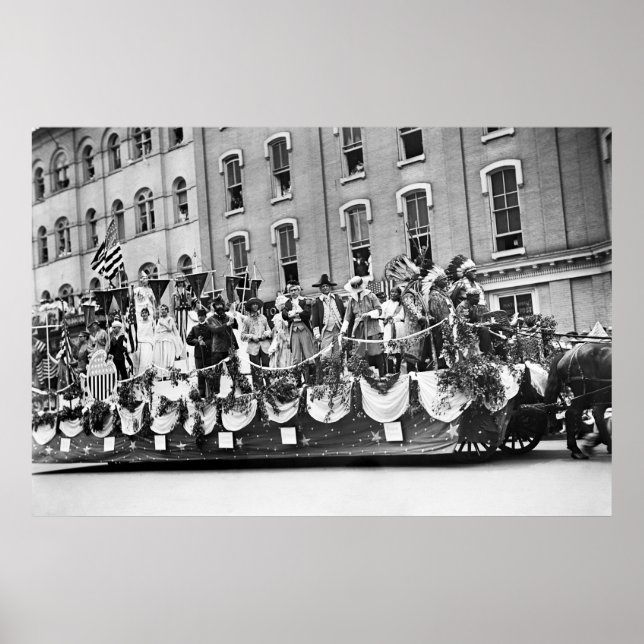 WWI-förberedelser Parad, 1916 Poster (Framsidan)