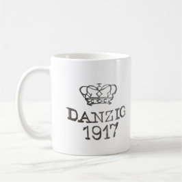 WWI German Gewehr 98 rifle proofmark "Danzig" Kaffemugg