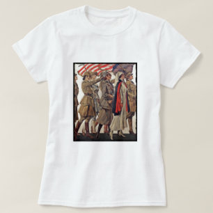 WWI-kvinnor som vårdar rekryterarar T-shirt