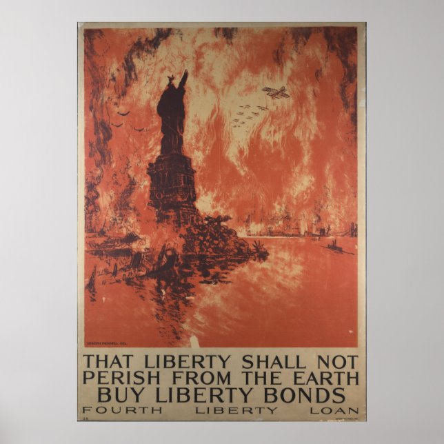 WWI Liberty Bonds Poster (Framsidan)