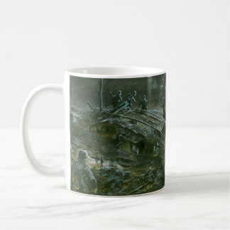WWI Mark IV-stridsvagn i ingenmansland Kaffemugg