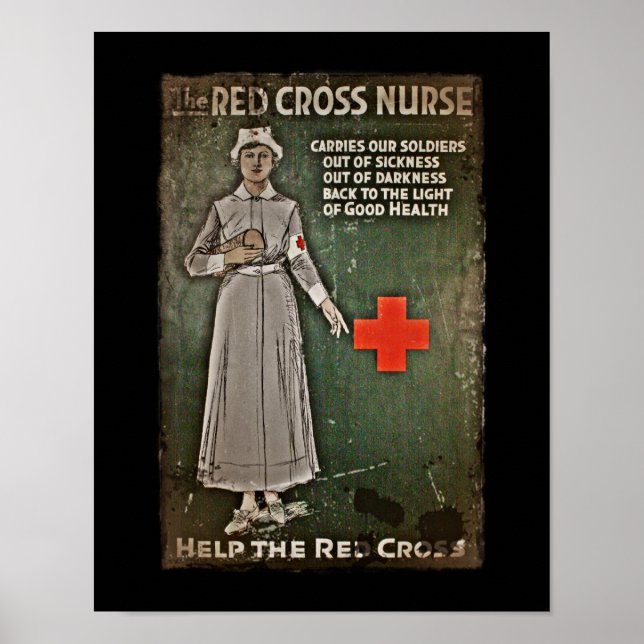WWI Nurse Raising Funds Poster (Framsidan)