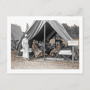 WWI sjuksköterskepraktikanter Vykort