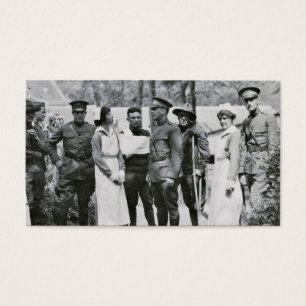 WWI-sjuksköterskor och doktorer Visitkort