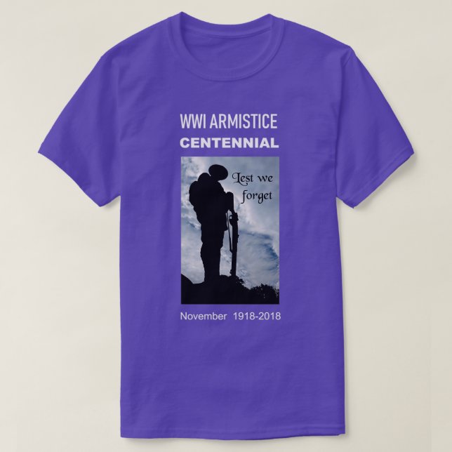 WWI-vapnet T Shirt (Design framsida)