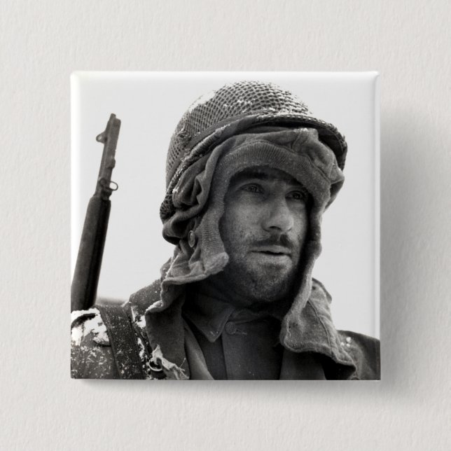 WWII American Infantryman Knapp (Framsida)